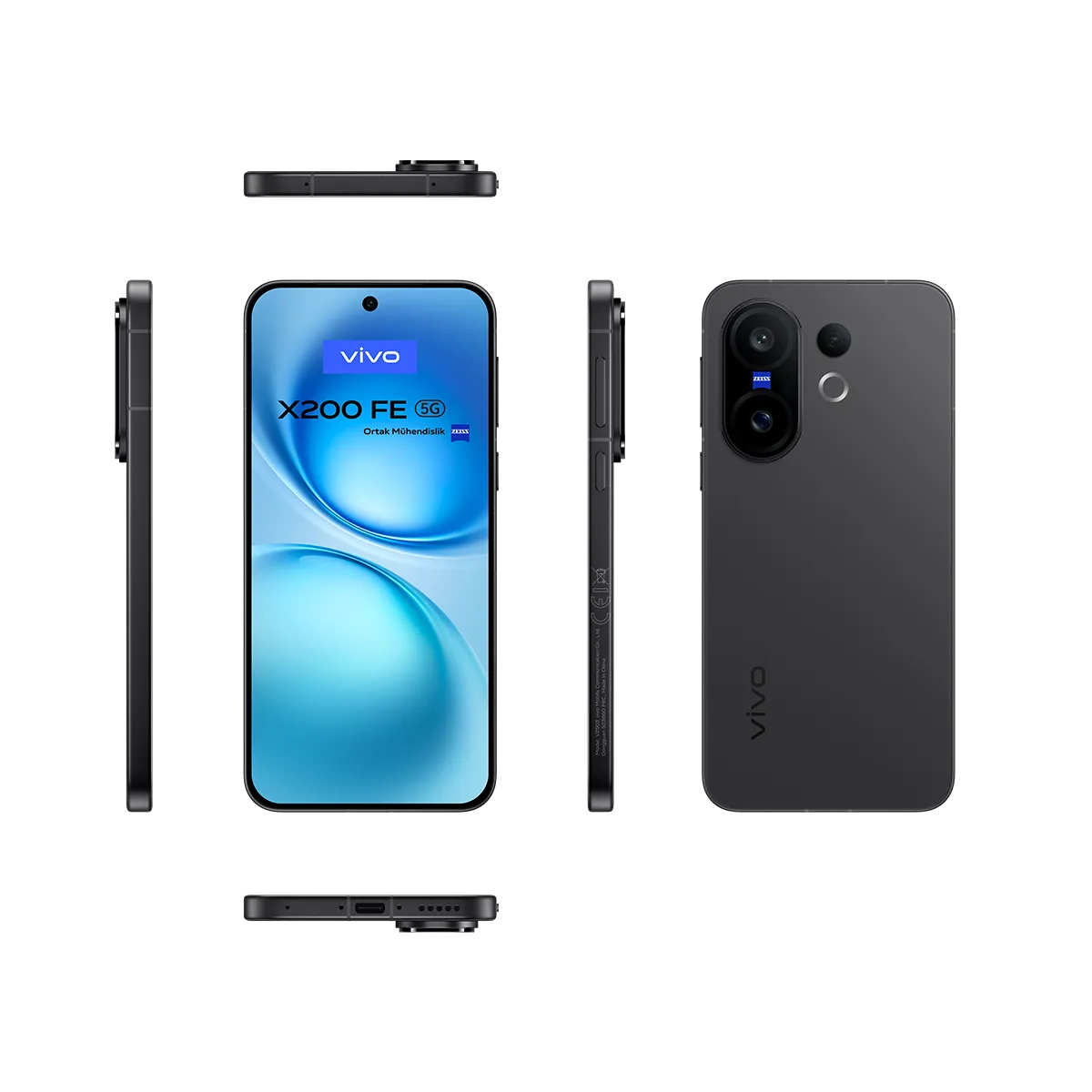 vivo X200 FE 5G 12 GB + 256 GB Volkanik Siyah_8